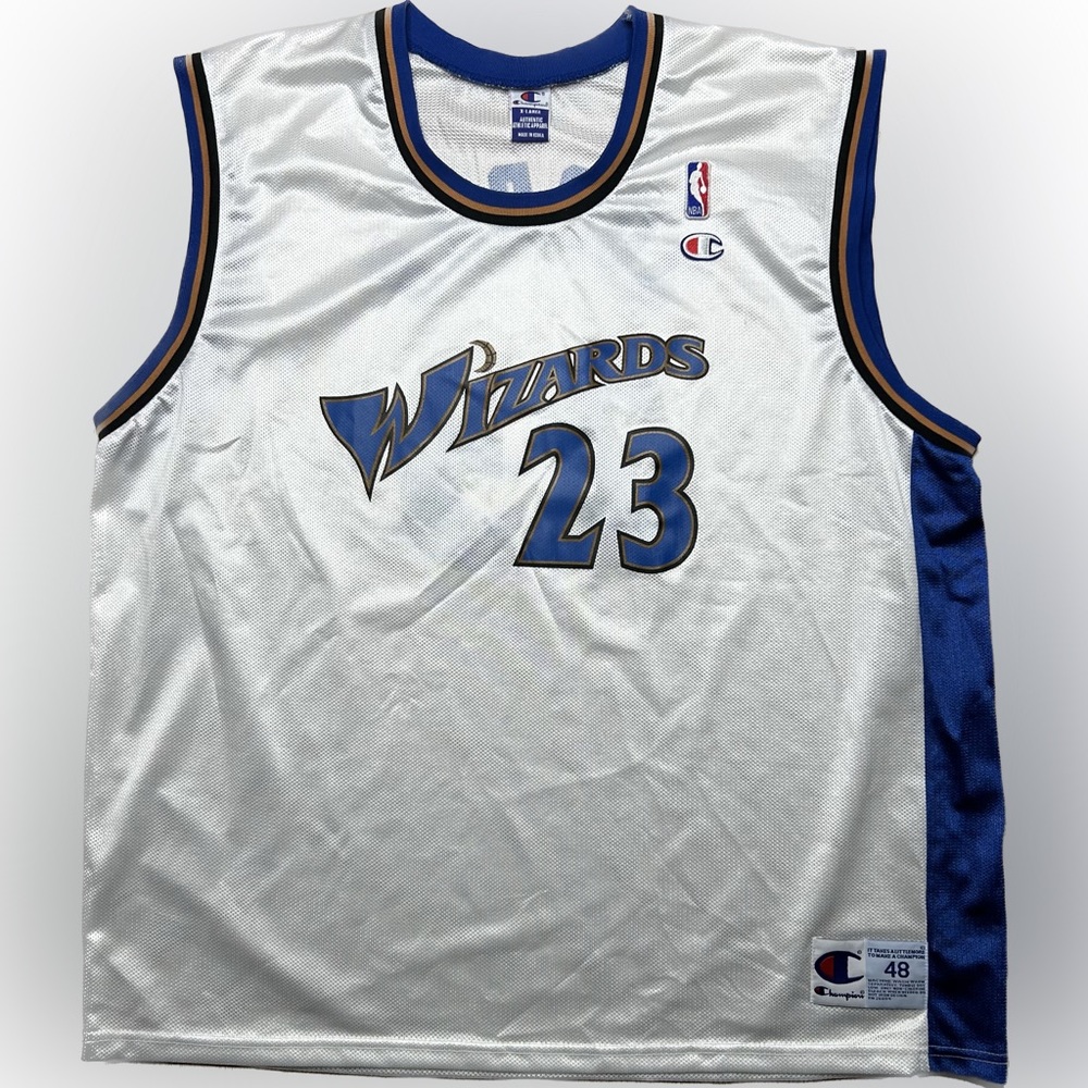 Vintage Champion Jersey Michael Jordan 23 Washington Wizards Mens XL 48 Adult